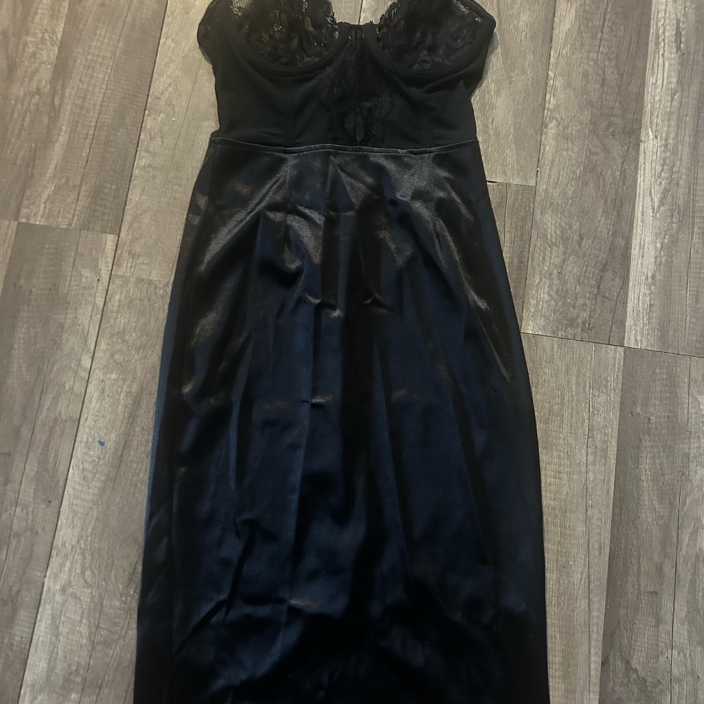 Elegant Black Lace Dress